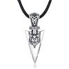 ZIPPICE Collana con freccia in argento Sterling 925, con ciondolo a forma di freccia, gioiello per uomo e donna, Argento sterling