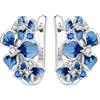 MISEFF Orecchini da donna in argento Sterling ipoallergenici, orecchini a cerchio in argento 925, minimalisti, per l'uso quotidiano da donna, Taglia unica, Argento sterling, Zirconia cubica