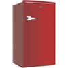 Daya VFTV-90R, Frigo Tavolo, Vintage Design, Defrost, Classe E, Capacità 85 litri, Vano Zero Gradi, Colore Rosso