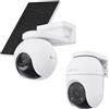 EZVIZ Pacchetto composto da Telecamera WiFi Esterno C8c 2MP e Telecamera WiFi Esterno Senza Fili con Pannello Solare CB8 Pro Kit 4K