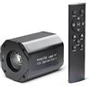MOKOSE Webcam USB HDMI con zoom ottico 10x, Full HD 1080p, misurazione della distanza laser, messa a fuoco automatica e telecomando per conferenze, streaming dal vivo, affari, istruzione, lezioni