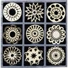 Knorr Prandell cArt-Us 10.5 x 10.5 cm Scatola in Legno contenente 45 Fantasy Circle Embellishments