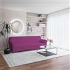 Italian Bed Linen COPRIDIVANO BIELASTICO PIU BELLO Fucsia 4 Posti
