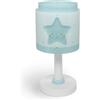Dalber Lampada da tavolo o comodino per bambini Baby Dreams Stelle blu, 76011NT, G4-4W LED - Lampadina inclusa
