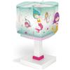 Dalber Lampada da tavolo o comodino per bambini Sirene, 63441N, G4-4W LED - Lampadina inclusa