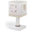 Dalber Lampada da tavolo o comodino per bambini Moonlight Luna e stelle beige, 63231NB, G4-4W LED - Lampadina inclusa