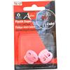 Ozelaplus - Fermacorda a Molla in Plasticaa Ovale, Rosa