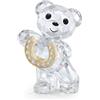 Swarovski Orsetto Kris Ferro di Cavallo Portafortuna