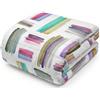 Italian Bed Linen Trapuntino Estivo Linea FANTASY Made in Italy Copriletto Stampato in Morbida Microfibra - Trapunta Primavera Estate Mezza Stagione - Multicolor, Matrimoniale 260X270cm