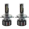 Riloer Kit H4 di Conversione Fari per Auto a Led RGB, Lampadine per Fari Auto a Luminosità Regolabile Riloer 2X 6000K-1000K 80W 8000LM Lampade a Chip COB Super Bianche con Controllo Intelligente dell'app-H4