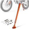 IUVWISN Caballete Lateral Para Dirt Bike 150-530cc XC EXC TE | Alluminio CNC,Regolabile In Altezza 3 Livelli,20 Mm/Livello,Anodizzato,Per 150-530cc XC XC-F XCF-W XCW EXC EXC-F EXC FE TE