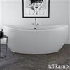 Tellkamp Spirit vasca da bagno ovale freestanding, 0100-083-00-A/CRWM, Spirit bianco opaco [Vasche da Bagno > Vasche da Bagno Freestanding]