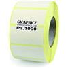 Gicaprice Etichette Termiche Adesive Premium (50 x 30 mm, 2000 pz)