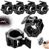 Qurxuanwe 6Pcs 30mm Morsetti per Bilanciere Palestra, Collare a Morsetto Bilancieri Chiusura Rapida, Collari Manubri Antiscivolo, Clip Dischi Barre Professionali per Allenamento Sollevamento Pesi, Fitness(Nero)
