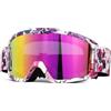SPOSUNE Occhiali da sci e neve, antivento, anti-appannamento, protezione UV, per uomo e donna, per moto da cross, ATV, fuoristrada, OTG