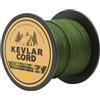 9KM DWLIFE Corda da pesca intrecciata in Kevlar, resistenza alla trazione superiore e ad alta resistenza, resistente all'abrasione, ritardante di fiamma, corda multiuso 400lb-16m/50ft drago/strumenti