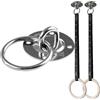 GORNATION Home Gym Ceiling Anchor, Supporto a Soffitto in Acciaio Inossidabile per Anelli Ginnastica, TRX, Yoga Swing, Sistema di Pulegge, Fissaggio Muro e Soffitto fino a 250 kg con Tasselli Fischer