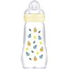 MAM Biberon Feel Good 260 ml, Biberon vetro pregiato resistente alle alte temperature, Neutro