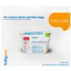 BabyOno Take Care Microwave Steam Sterilizer Bags 5 pz