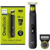 Philips OneBlade 360 Pro Hybrid Trimmer elettrico, nero, QP6531/15