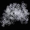 WOLMIK Confezione da 1000 elastici per capelli, mini elastici per capelli, trasparenti, piccoli elastici per capelli, per ragazze, adatti per trecce per bambini, acconciature da sposa, piccoli
