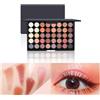 zalati Palette di ombretti Glitter a lunga durata Kit di ombretti resistenti al sudore impermeabili per tutti i tipi di pelle Makeup Beauty - 40 colori
