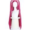XUANHEY Rumi-Cosplay Parrucca rosa Mira-Cosplay capelli lunghi anime Hunter Halloween Carnevale gioco di ruolo Parrucche accessori da donna (rosa, taglia unica)