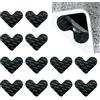 Nevoluxer 12 Pz Antiscivolo per Tappeti - Gripper Riutilizzabile, Ferma Tappeto Adesivo Lavabile, Supporto Sicuro per Pavimenti in Legno, Moquette, PVC