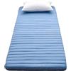 DECORN Materasso a pavimento, singolo, ispessito, 5 cm, morbido,portatile, arrotolabile, letto pieghevole, per casa e campeggio (blu, 80 x 190 cm)