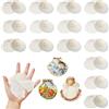 GEFIRE 30pz Conchiglie Decorative 3-5cm Conchiglia di Capesante Bianche Conchiglie Marine Conchiglia Naturale Tasca Capesante Decorazioni Utile per lavoretti, Feste e Decorazioni per ristorant