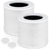 iAmoy Core Mini Filtro di Ricambio Compatibile con Purificatori d'aria LEVOIT Core Mini-RF, 3 in 1 H13 HEPA, Carbone Attivo, Confezione da 2