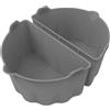 Buachois Divisore per Pentola a Cottura Lenta Inserto Divisorio per Casseruola in Silicone Riutilizzabile con Manico per La Cucina Domestica, Separatore Alimenti Multiuso per Slow Cooker