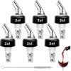 Coco Berming 6 pezzi Versatore Bottiglia, Dosatore per Bottiglie 2cl (20ml)