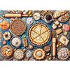 TangComplete Puzzle da 1000 pezzi per adulti e bambini, gioco impossibile, puzzle, puzzle intelligente, puzzle colorato, puzzle con motivo di dessert colorato