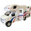 Generico Camper Giocattolo per Bambino con Movimento Retrocarica Motorhome Die Cast Modellino Camper Touringcar Auto Caravan Van Roulotte Giocattolo Autocaravan Pulmino, Grafiche Assortite