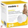 MEDELA ITALIA SRL SAFE & DRY COPPETTA ASSORBILATTE LAVABILE 4 PEZZI