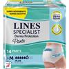 FATER SPA PANNOLONE PER INCONTINENZA LINES SPECIALIST DERMA PANTS PLUS M 14 PEZZI