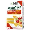 ARKOFARM SRL ARKOVITAL VITAMINE C+D3 20 COMPRESSE EFFERVESCENTI GUSTO FRUTTI ROSSI