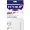 BEIERSDORF SPA HANSAPLAST SENSITIVE 3XL 10X15CM 5 PEZZI