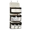 momgyaamz Conservazione sospesa, mensola sospesa per camera, bagno e cucina, organizer da parete 67,5 x 29,5 cm, porta scarpe da parete pieghevole, salvaspazio per porta a 3 strati, 1 pezzo