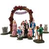Lemax Zombie Wedding Party, Set Of 9 - 23587