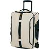 Samsonite Paradiver Light - Borsa da viaggio con ruote e funzione zaino (55 cm), piccola, a mano, idrorepellente, leggera, 51 L, beige (sabbia)