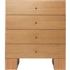 Ferm Living - Comò Kuben - Legno naturale - Frassino impiallacciato rovere