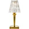 Kartell - Lampada da esterno ricaricabile senza fili Battery - Oro - PMMA riciclato - Designer Ferruccio Laviani