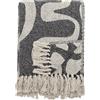 Bloomingville - Plaid Salobre - Nero - Cotone riciclato