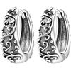 MISEFF Orecchini da donna in argento Sterling ipoallergenici, orecchini a cerchio in argento Sterling 925, gioielli minimalisti per tutti i giorni da donna, Taglia unica, Argento sterling, Zirconia