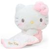 Sanrio Hello Kitty White Fluffy Cloud Nap Plush 7,9" - Coperta abbracciante...