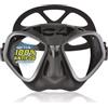 C4 Maschera CONDO-R Silver White ANTIFOG per Apnea Pesca sub Snorkeling e Immersioni (SILVER WHITE ANTIFOG)