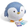Learning Resources Yoga Ball Buddy con BubblePlush Pinguino, Palla Yoga per Bambini dai 3 Anni, Gioco Yoga per Equilibrio e Movimento, con 12 Carte Yoga e Pompa Inclusa