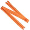 Aerzetix - Set di 7 Cerniere a Spirale N°5 da 85 cm | separabili | Colore Arancione con cursore Decorativo | per progetti di Abbigliamento, Sartoria Personalizzata e creazioni Tessili
